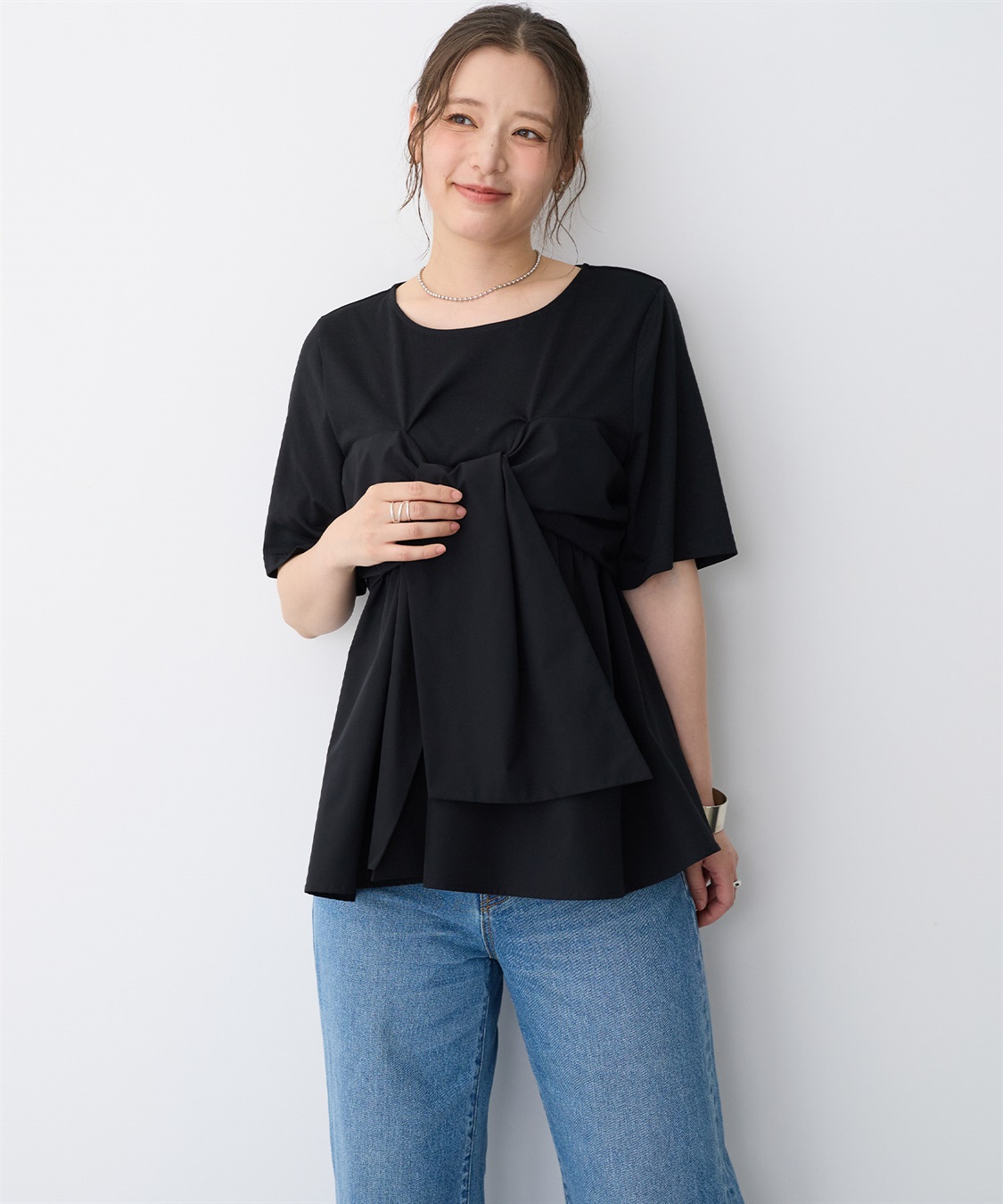 anyfee 【anyfee/大きいサイズ】ビスチェドッキングトップス《新色追加》_sub_10