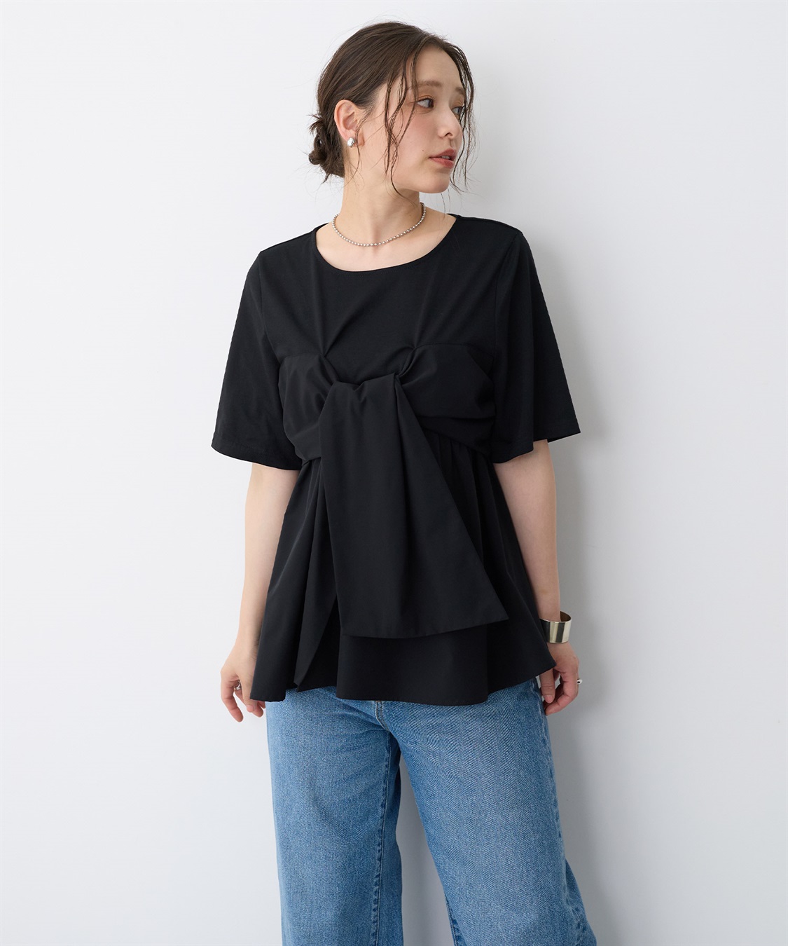 anyfee 【anyfee/大きいサイズ】ビスチェドッキングトップス《新色追加》_sub_12