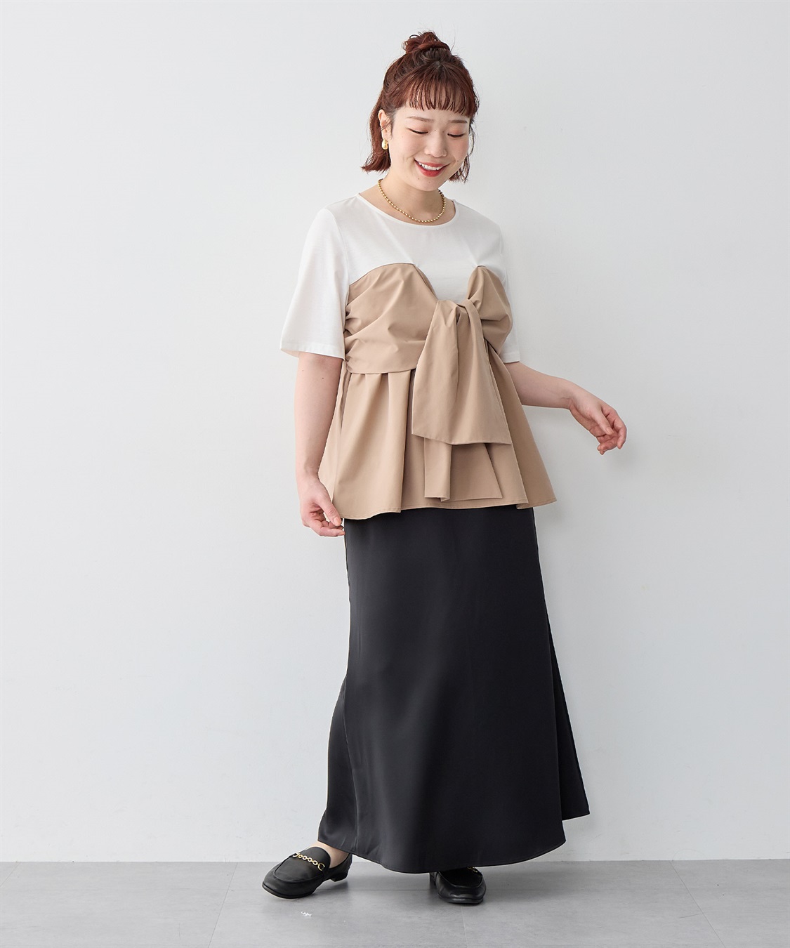 anyfee 【anyfee/大きいサイズ】ビスチェドッキングトップス《新色追加》_sub_21