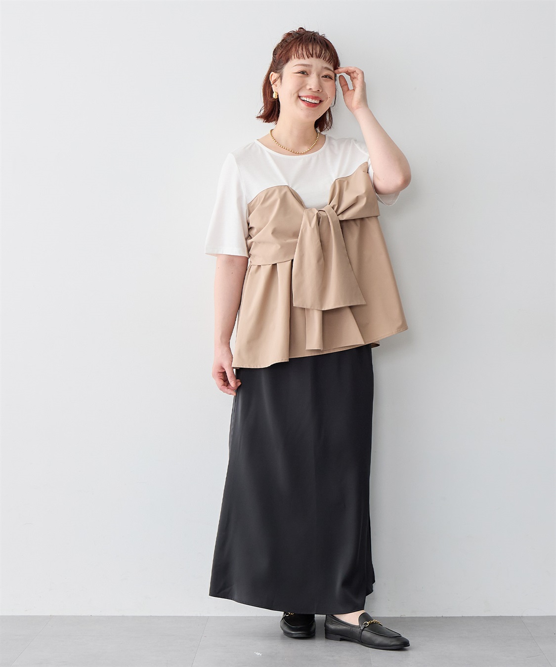 anyfee 【anyfee/大きいサイズ】ビスチェドッキングトップス《新色追加》_sub_23