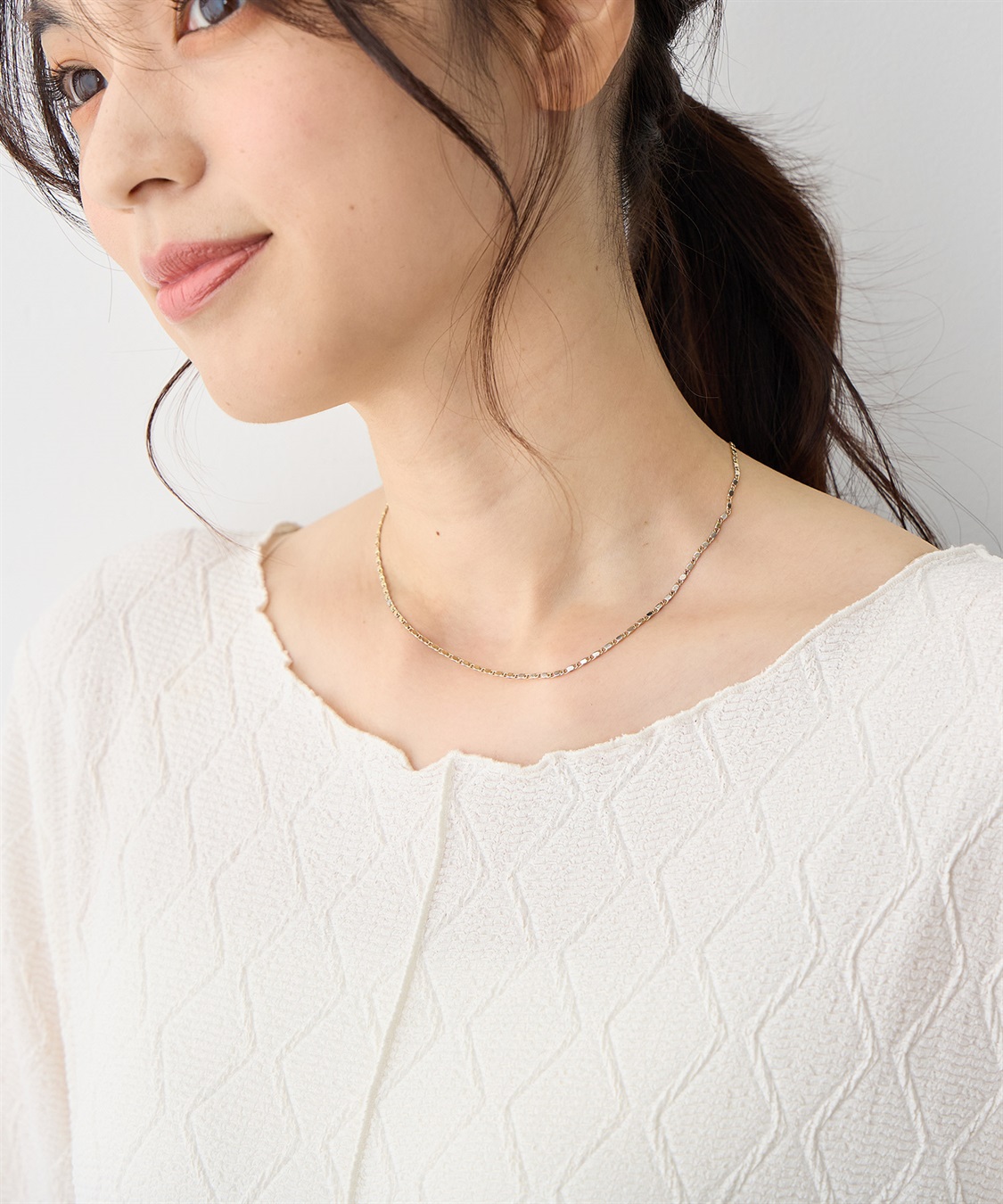 anyfee 【anyfee/プラスサイズ】前後2WayジャガードメローTシャツ_sub_11