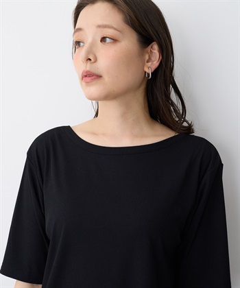 Life Style by cross marche 【anyfee/プラスサイズ】前後２WAYリブニットバレエネックTシャツ_subthumb_17