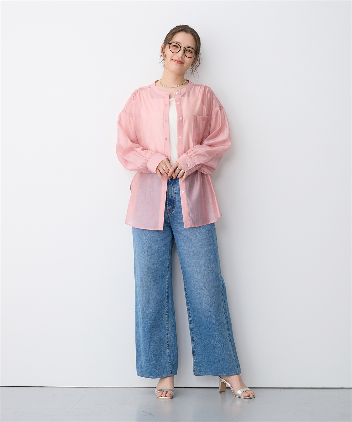 anyfee 【anyfee/プラスサイズ】リブスクエアネックタンクトップ_sub_21