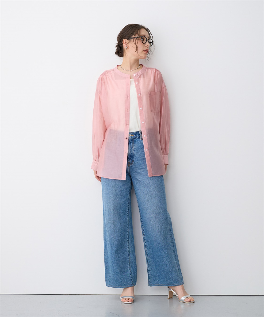 anyfee 【anyfee/プラスサイズ】リブスクエアネックタンクトップ_sub_22