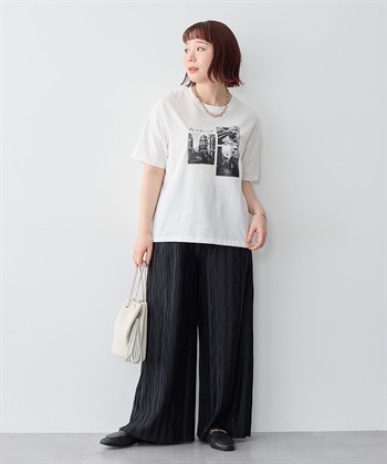 Life Style by cross marche 【anyfee/大きいサイズ】セルフカットプリーツパンツ_subthumb_21