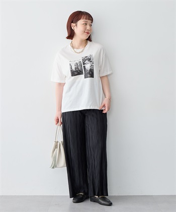 Life Style by cross marche 【anyfee/大きいサイズ】セルフカットプリーツパンツ_subthumb_23