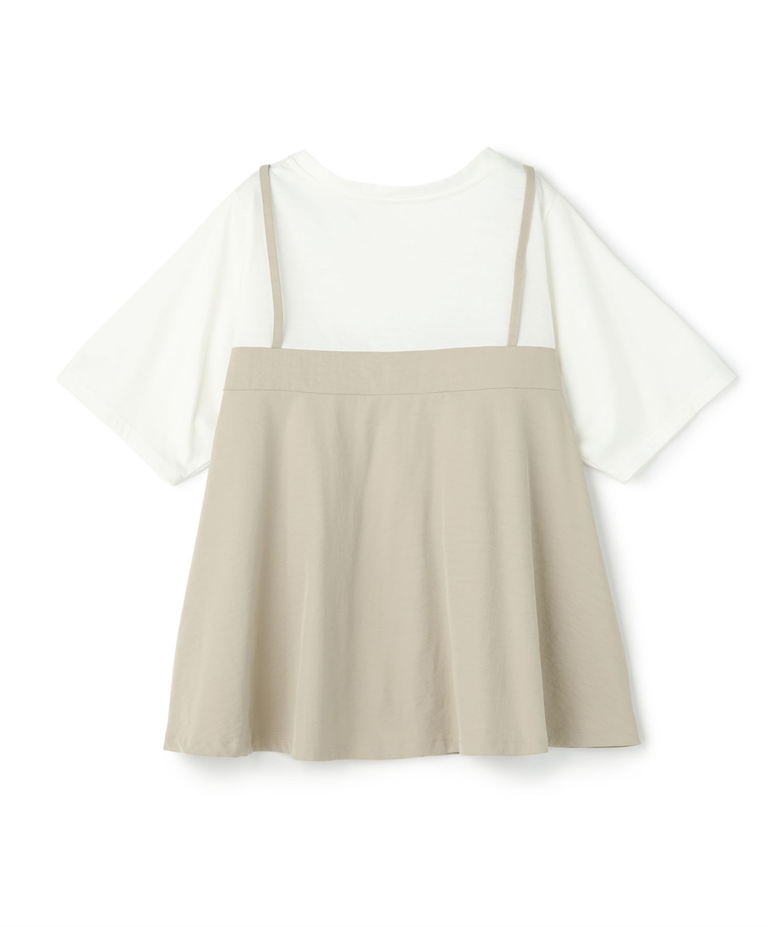 anyfee 【anyfee/大きいサイズ】ビスチェドッキングペプラムカットソー_sub_25