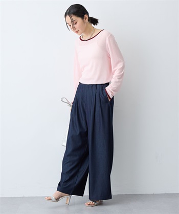 anyfee 【anyfee/プラスサイズ】シアーリンガーTシャツ_subthumb_10