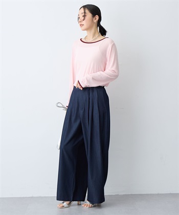 anyfee 【anyfee/プラスサイズ】シアーリンガーTシャツ_subthumb_13