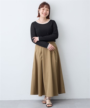 anyfee 【anyfee/プラスサイズ】シアーリンガーTシャツ_subthumb_23