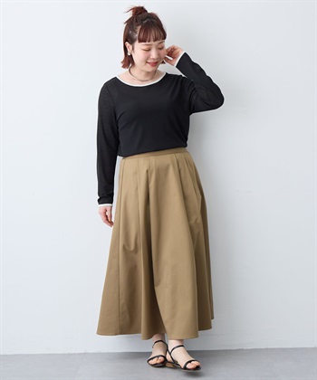 anyfee 【anyfee/プラスサイズ】シアーリンガーTシャツ_subthumb_24