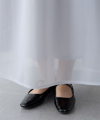 Life Style by cross marche 【anyfee/大きいサイズ】シアーダンボールタックフレアスカート_subthumb_12