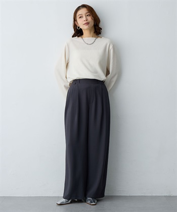 Life Style by cross marche 【anyfee/大きいサイズ】楊柳メロー長袖トップス_subthumb_14