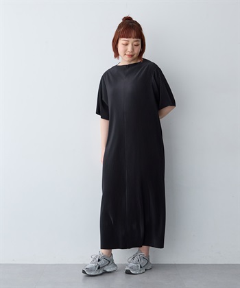 anyfee 【anyfee/大きいサイズ】セルフカットプリーツボトルネックワンピース_subthumb_18