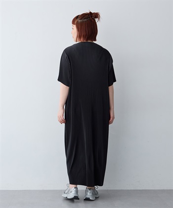 anyfee 【anyfee/大きいサイズ】セルフカットプリーツボトルネックワンピース_subthumb_21