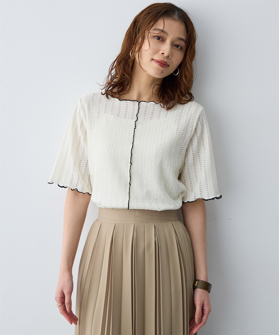 anyfee 【anyfee/大きいサイズ】前後2WAYボートネックメローTシャツ_sub_8