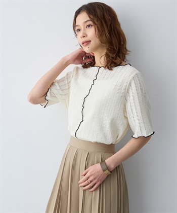 anyfee 【anyfee/大きいサイズ】前後2WAYボートネックメローTシャツ_subthumb_10