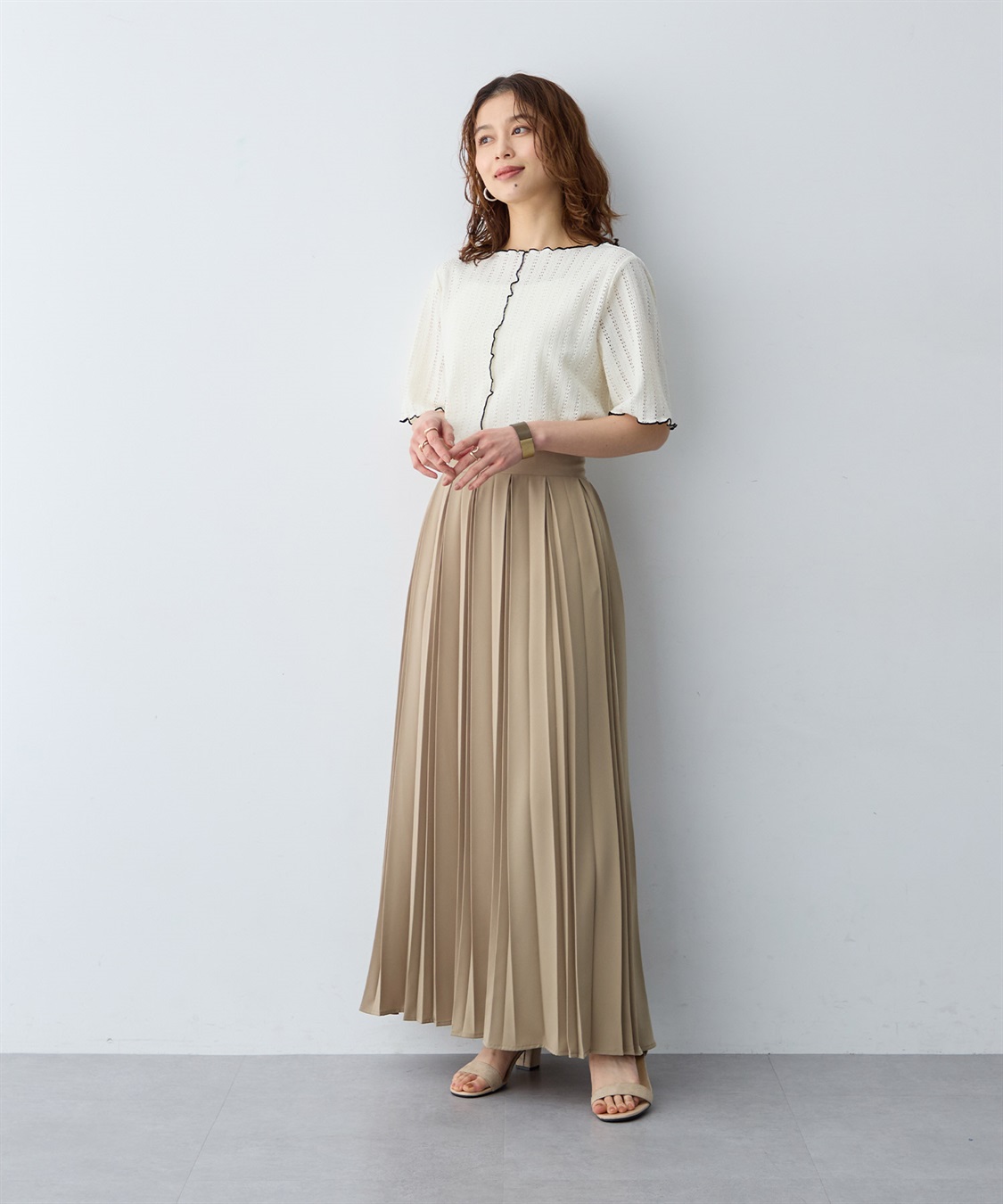 anyfee 【anyfee/大きいサイズ】前後2WAYボートネックメローTシャツ_sub_13