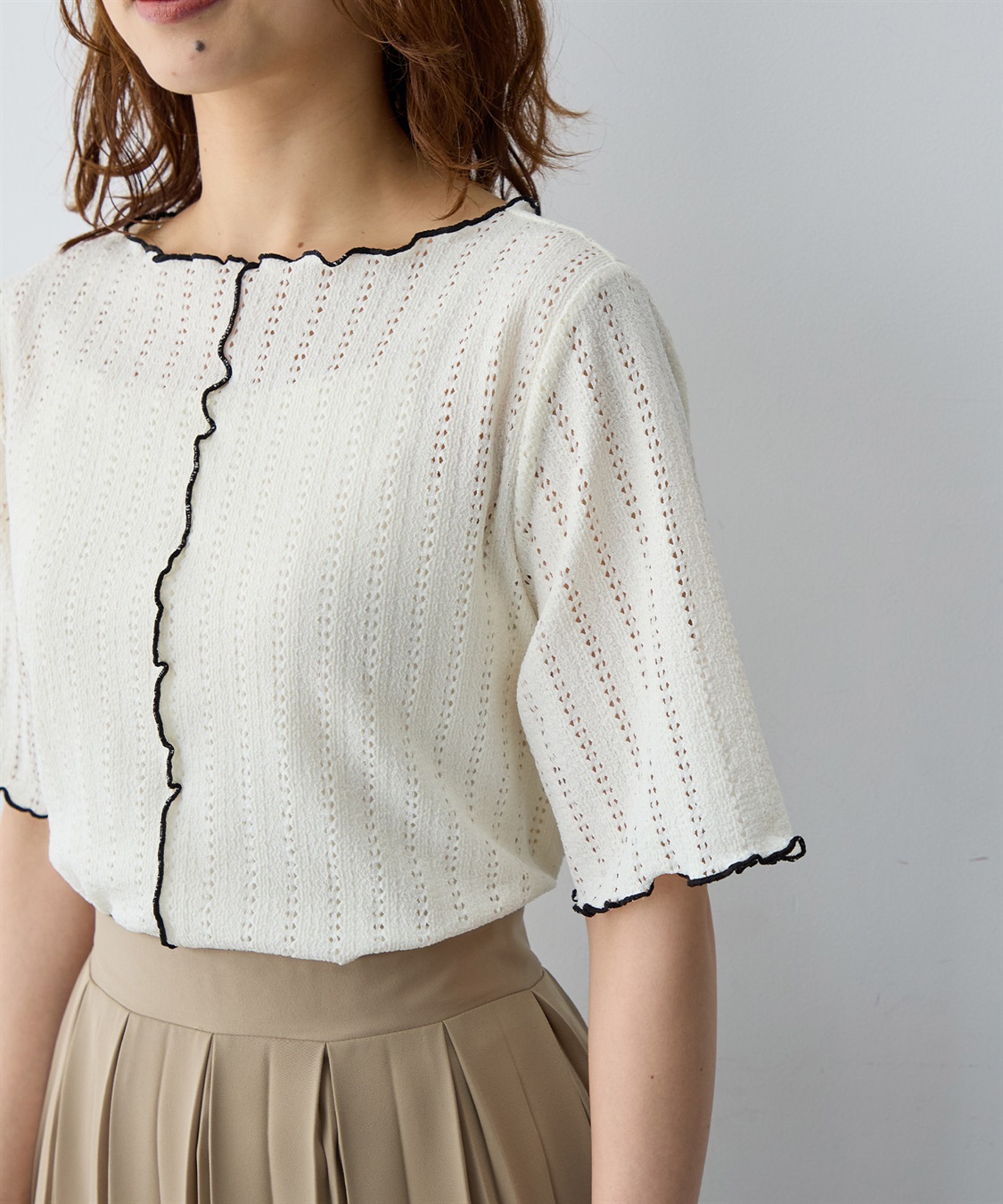 anyfee 【anyfee/大きいサイズ】前後2WAYボートネックメローTシャツ_sub_16