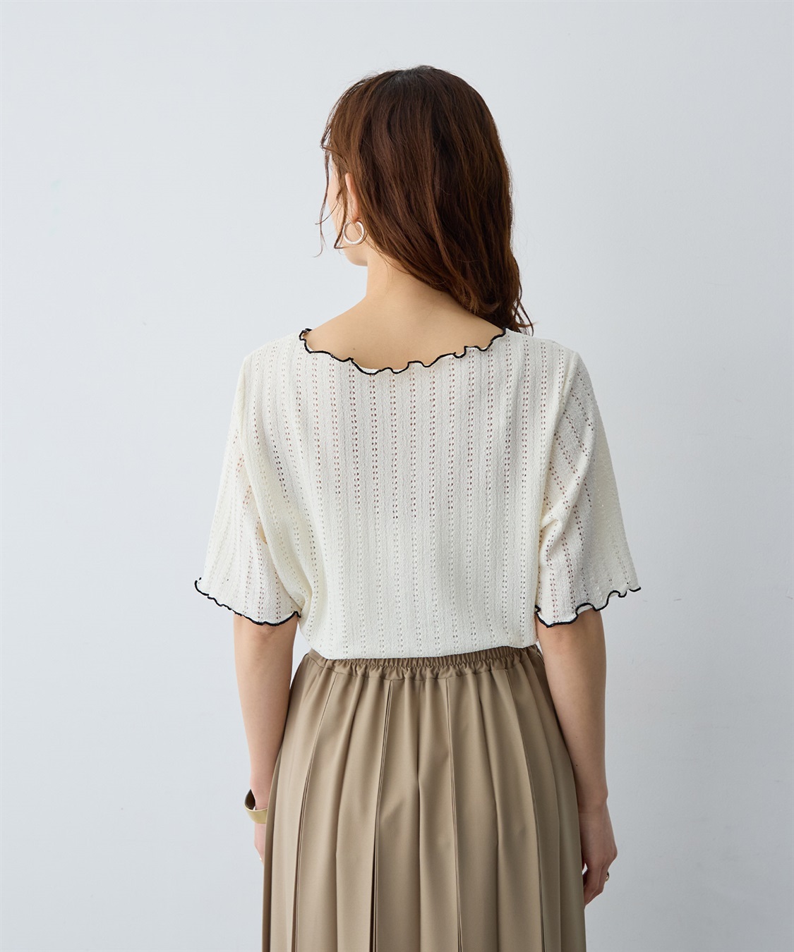 anyfee 【anyfee/大きいサイズ】前後2WAYボートネックメローTシャツ_sub_17