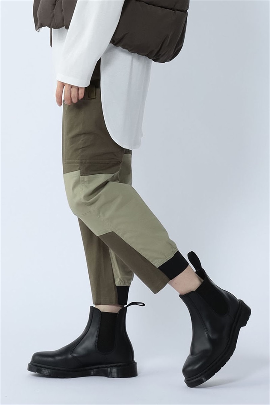 ATSURO TAYAMA 切り替えストレッチカーゴパンツ_sub_3