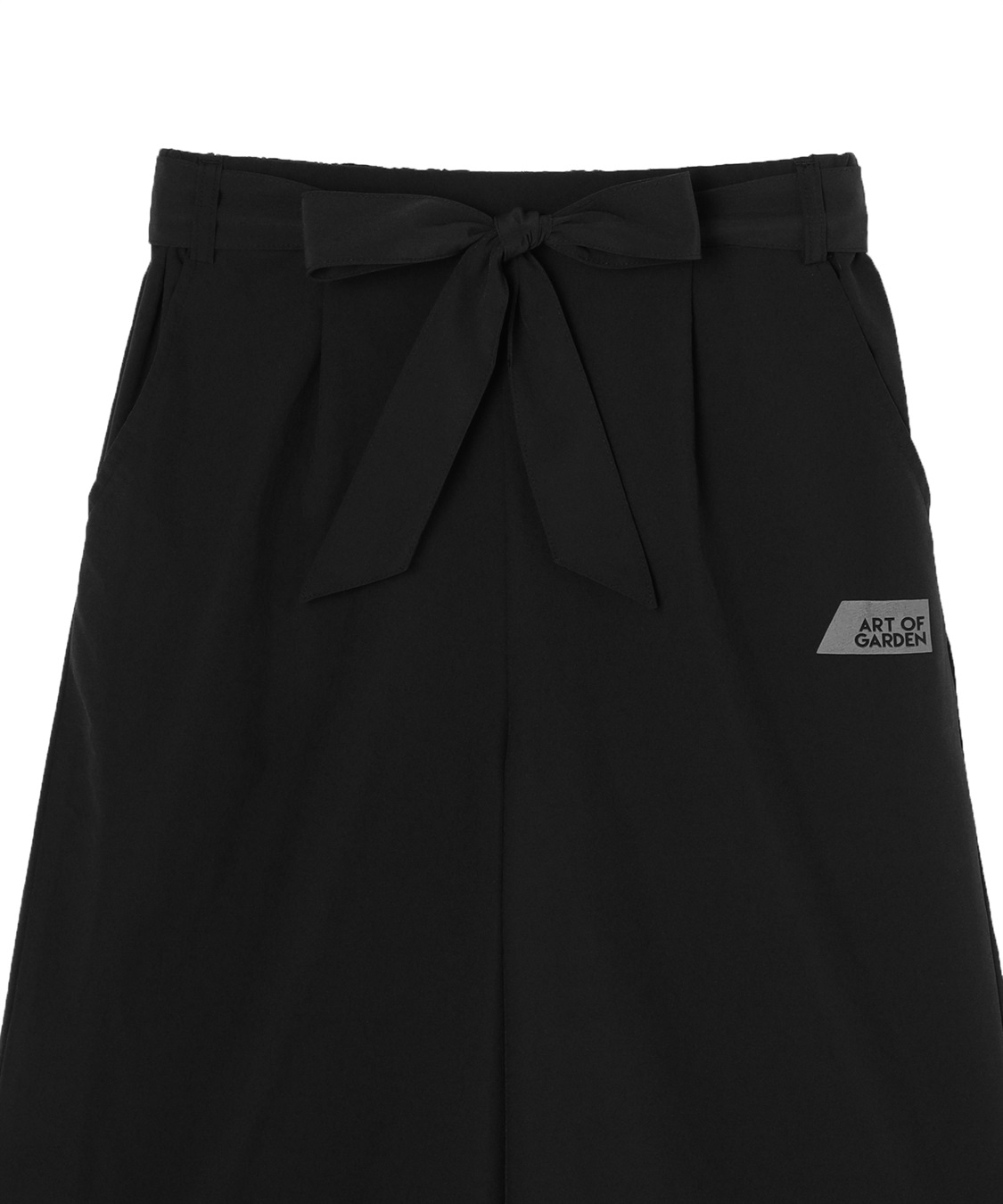 ATSURO TAYAMA 【ART OF GARDEN】接触冷感リボンベルトつきワイドパンツ_sub_2