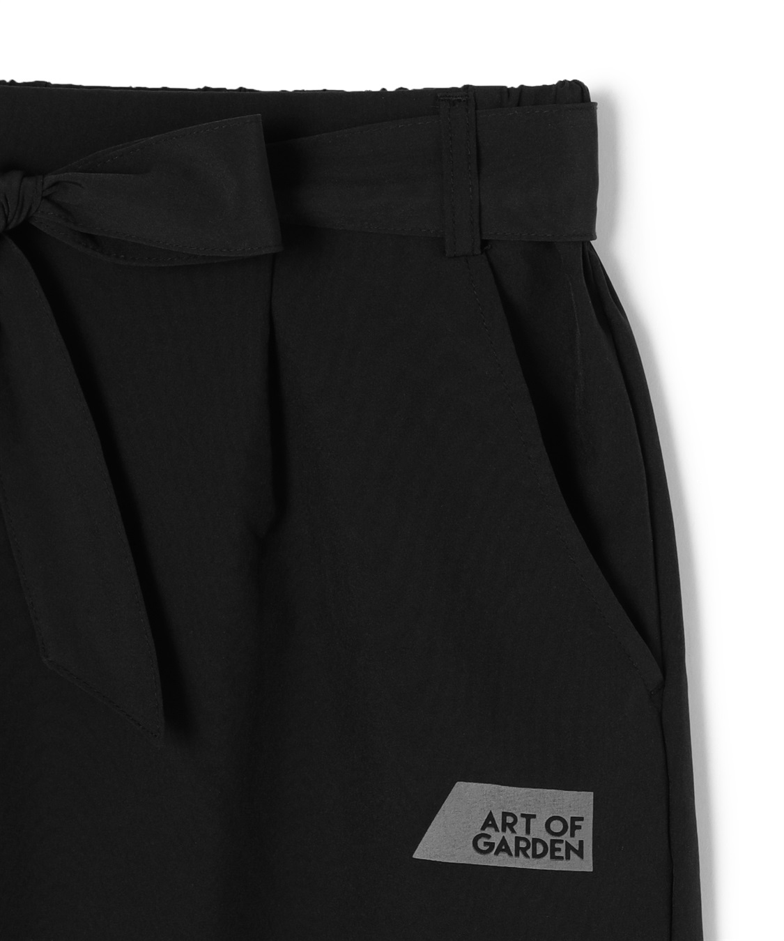 ATSURO TAYAMA 【ART OF GARDEN】接触冷感リボンベルトつきワイドパンツ_sub_4
