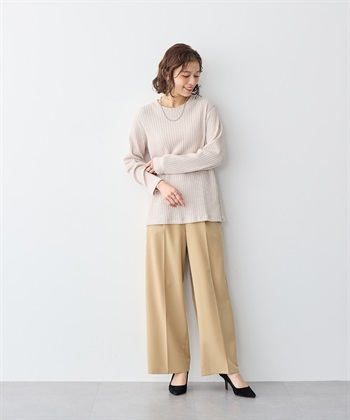 anyfee 【anyfee/プラスサイズ】プチハイネックTシャツ_subthumb_8