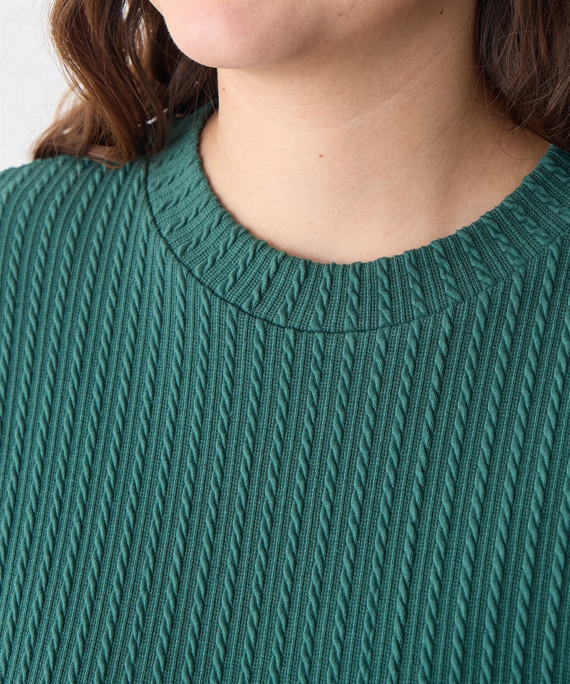 anyfee 【anyfee/プラスサイズ】プチハイネックTシャツ_sub_18