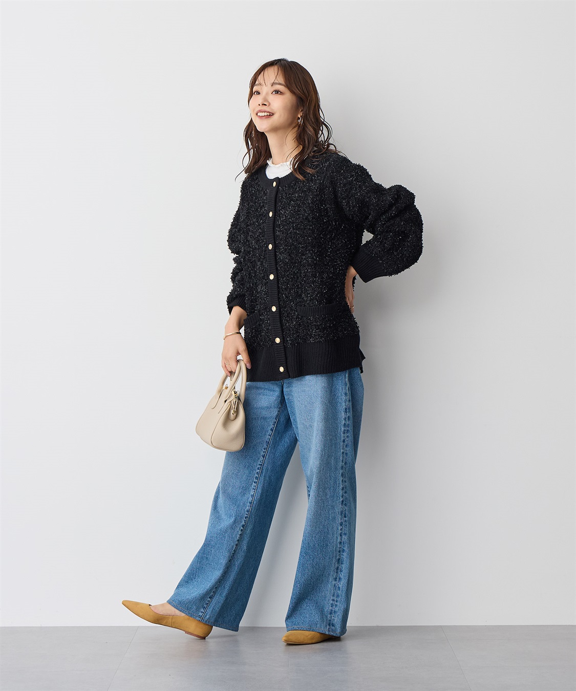 anyfee 【anyfee/プラスサイズ】メロウハイネックトップス_sub_10