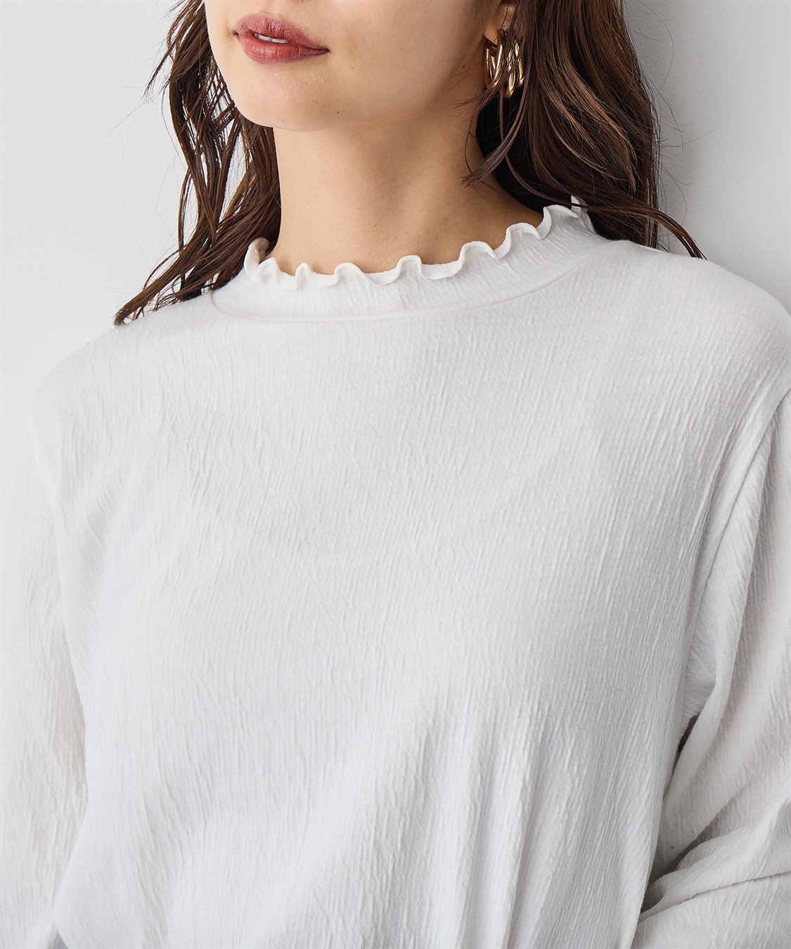 anyfee 【anyfee/プラスサイズ】メロウハイネックトップス_sub_11