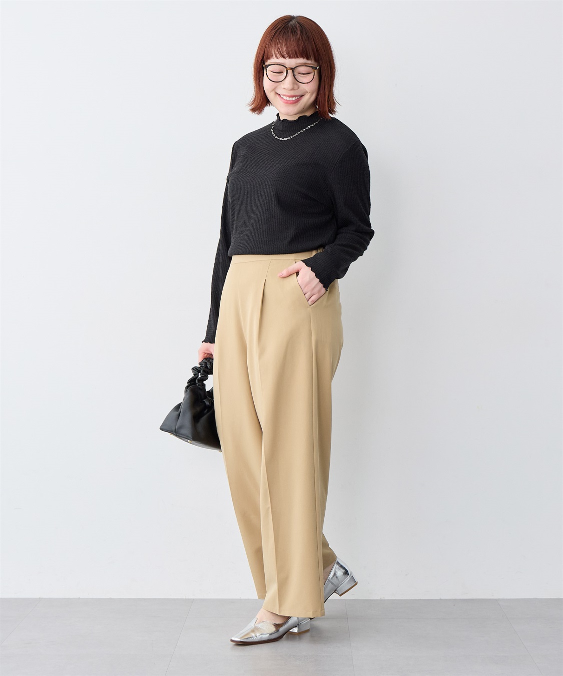 Life Style by cross marche 【anyfee/大きいサイズ】プチハイネックメロープルオーバー_sub_20