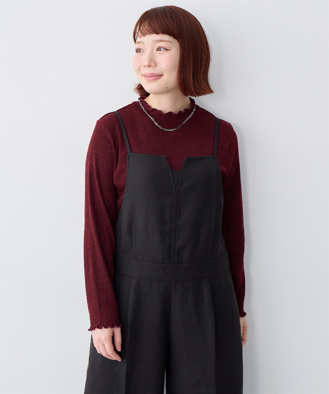 Life Style by cross marche 【anyfee/大きいサイズ】プチハイネックメロープルオーバー_sub_21