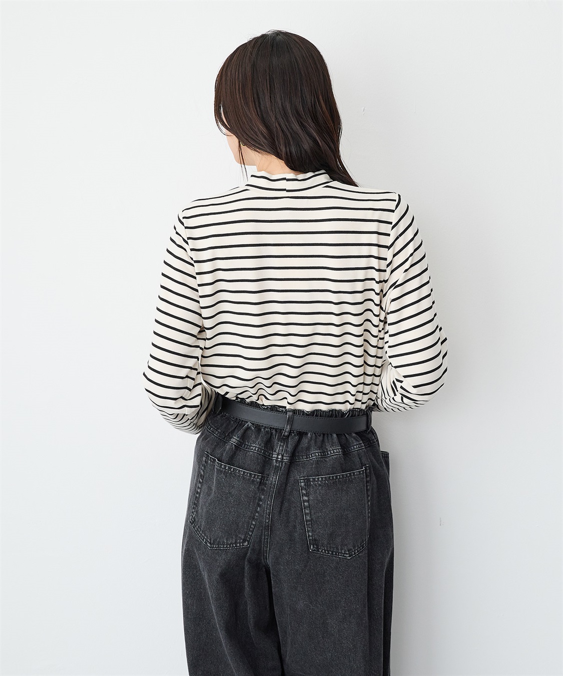 anyfee 【anyfee/プラスサイズ】HEATFIT/ヒートフィット吸湿発熱裏起毛プチハイネックトップス_sub_8