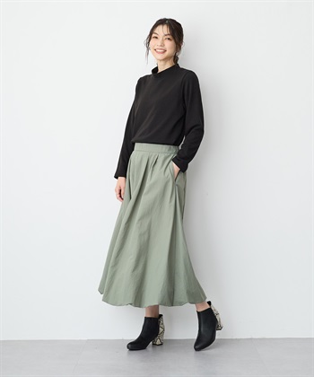 anyfee 【anyfee/プラスサイズ】HEATFIT/ヒートフィット吸湿発熱裏起毛プチハイネックトップス_subthumb_13