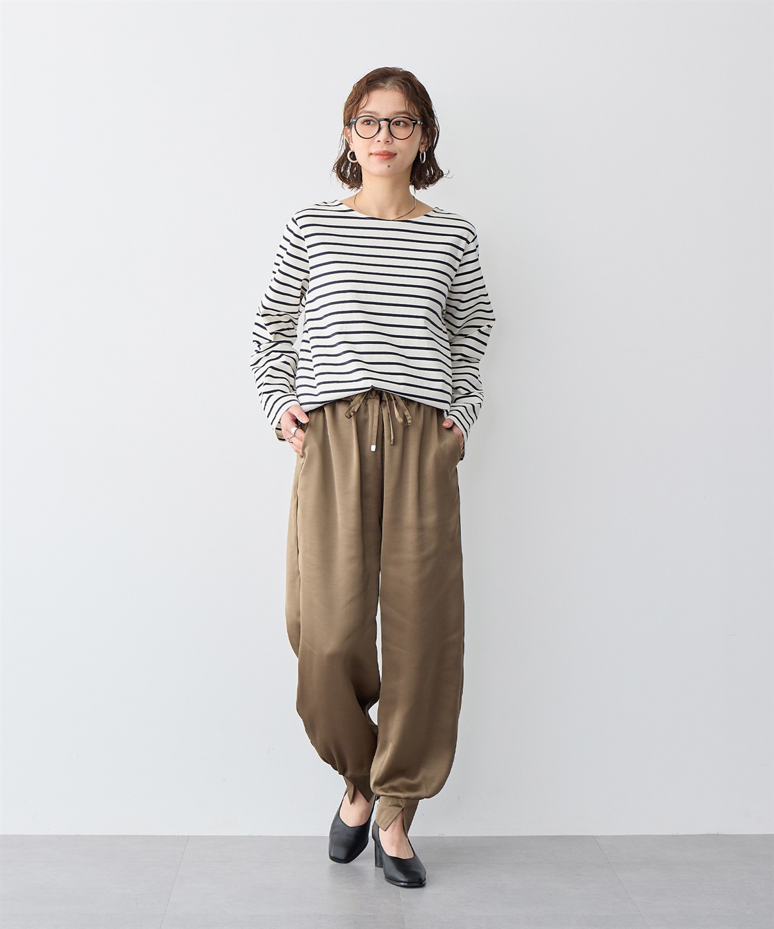 anyfee 【anyfee/プラスサイズ】ボーダートップス_sub_7