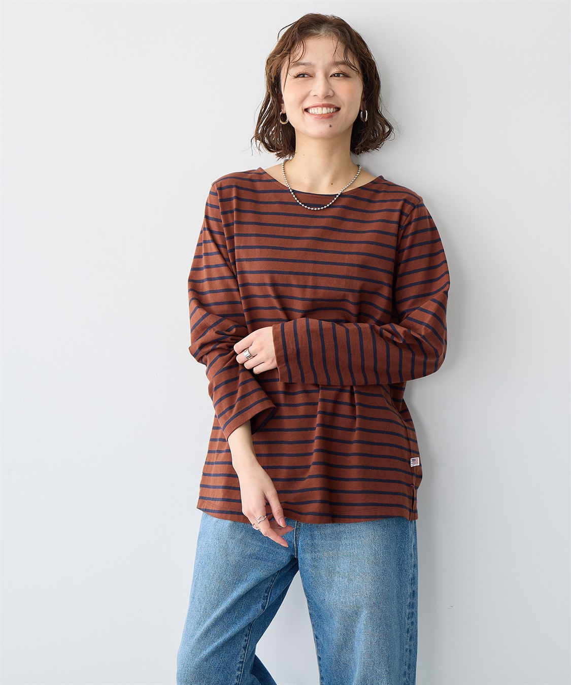 anyfee 【anyfee/プラスサイズ】ボーダートップス_sub_10