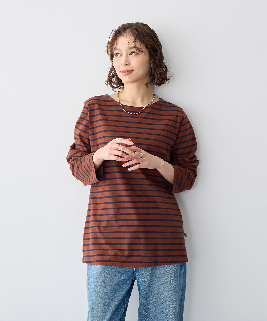 anyfee 【anyfee/プラスサイズ】ボーダートップス_sub_11