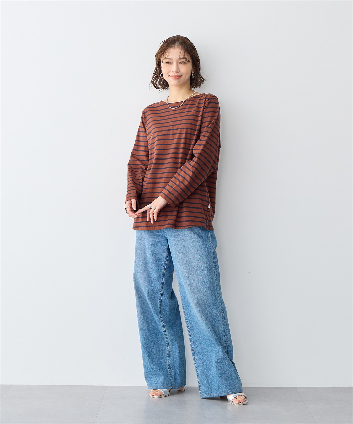 anyfee 【anyfee/プラスサイズ】ボーダートップス_sub_12