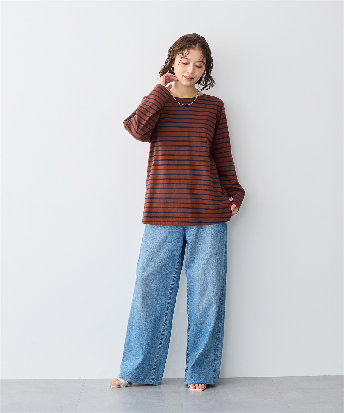 anyfee 【anyfee/プラスサイズ】ボーダートップス_sub_13