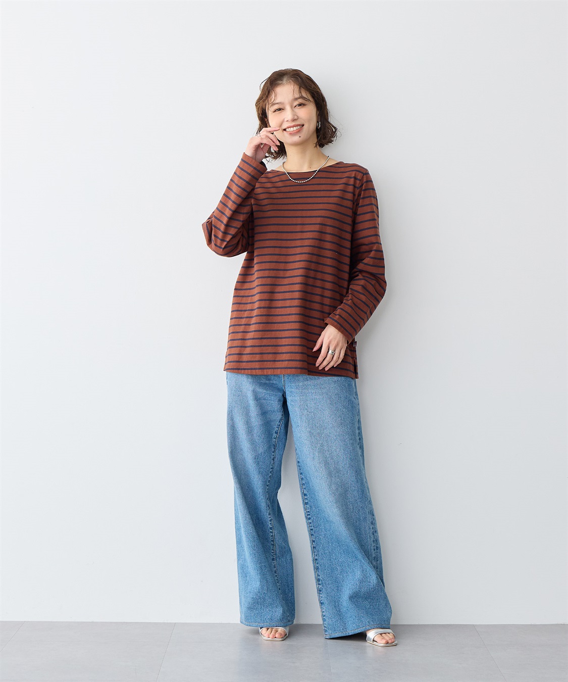 anyfee 【anyfee/プラスサイズ】ボーダートップス_sub_15