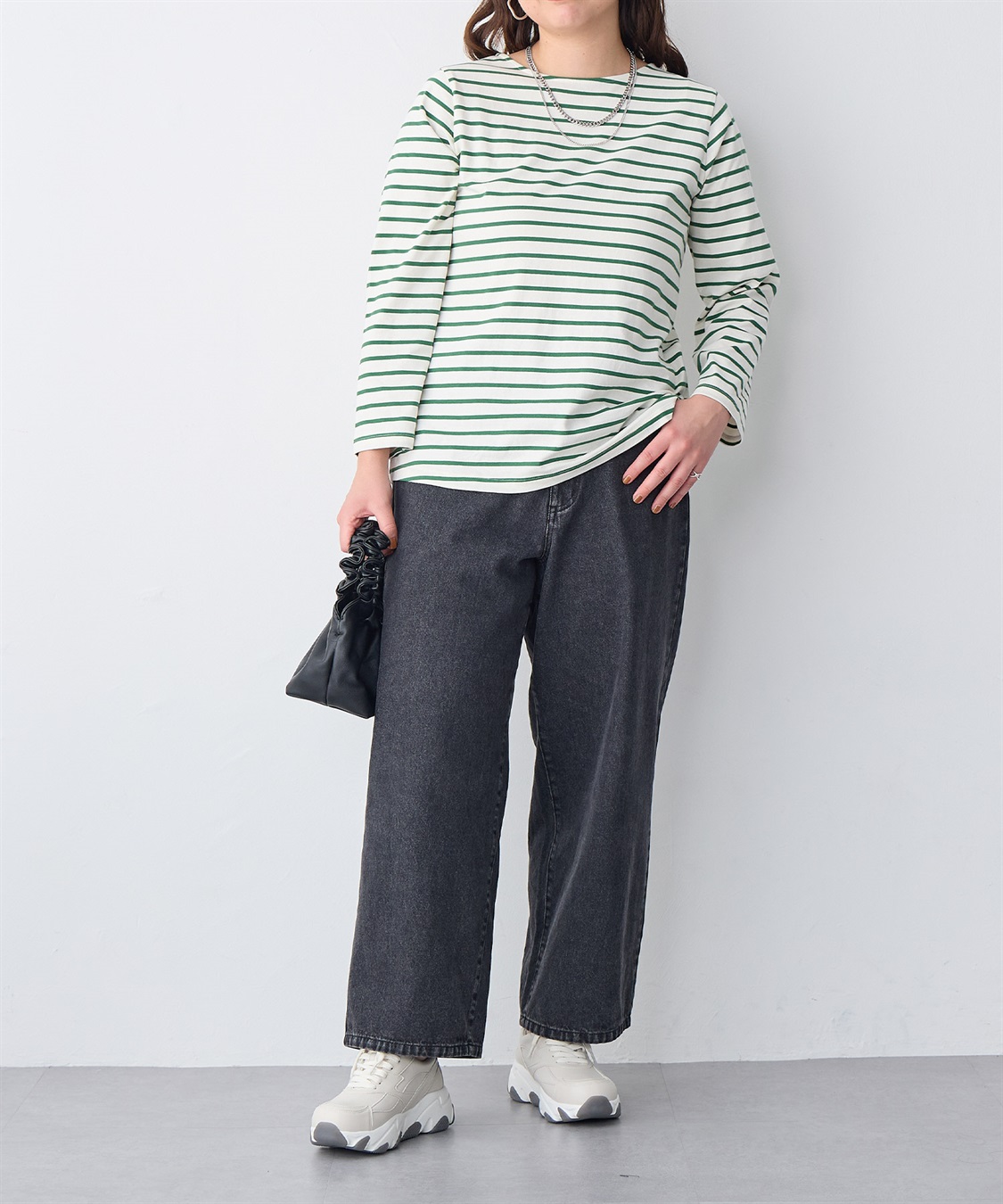 anyfee 【anyfee/プラスサイズ】ボーダートップス_sub_16