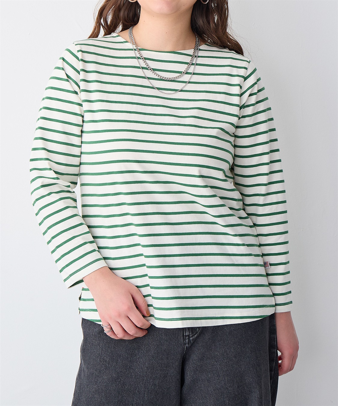 anyfee 【anyfee/プラスサイズ】ボーダートップス_sub_17