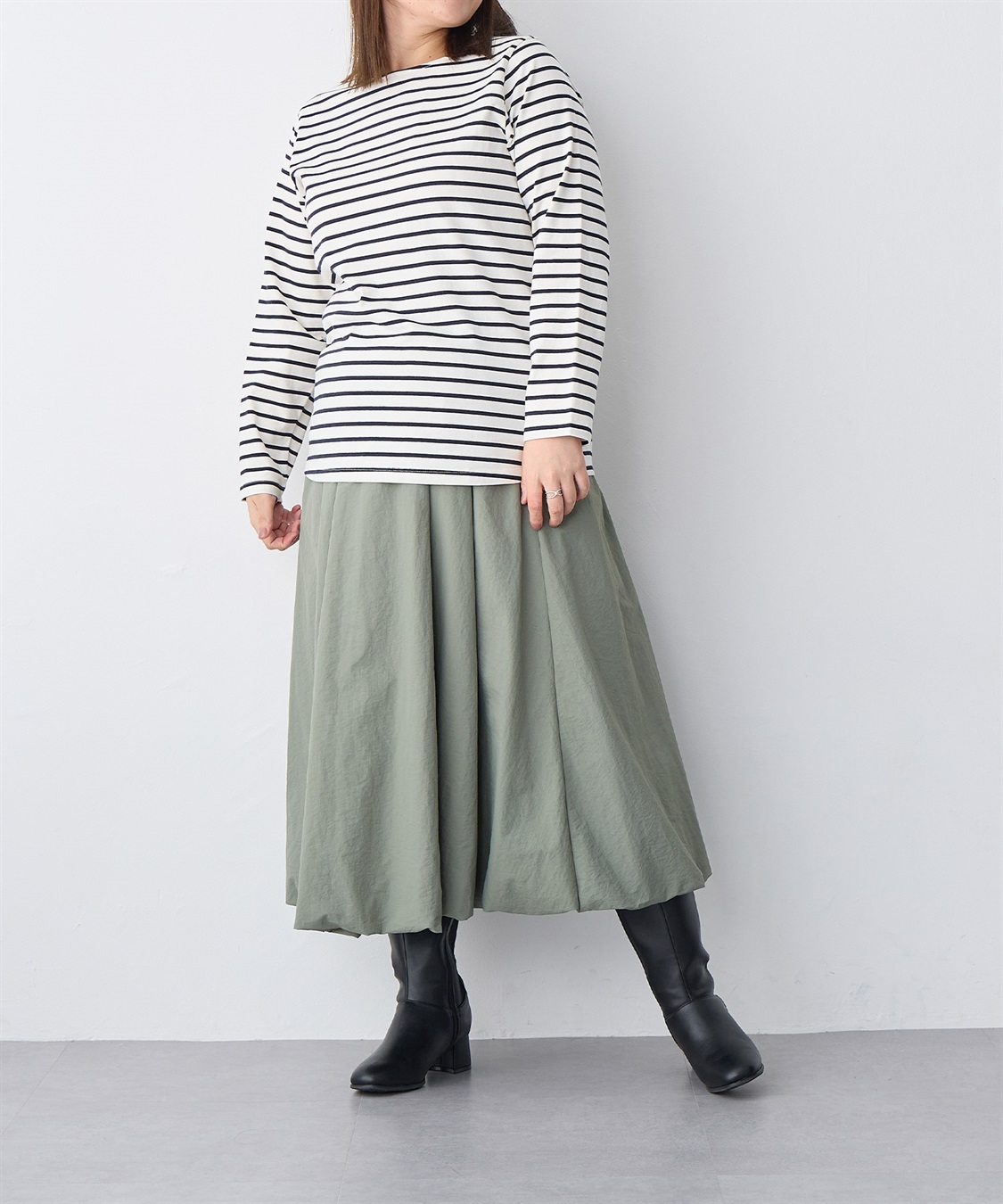 anyfee 【anyfee/プラスサイズ】ボーダートップス_sub_21