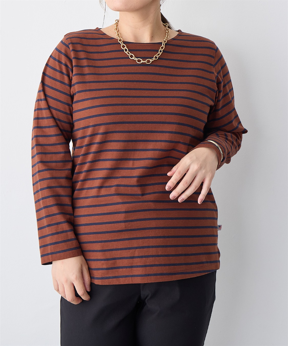 anyfee 【anyfee/プラスサイズ】ボーダートップス_sub_23