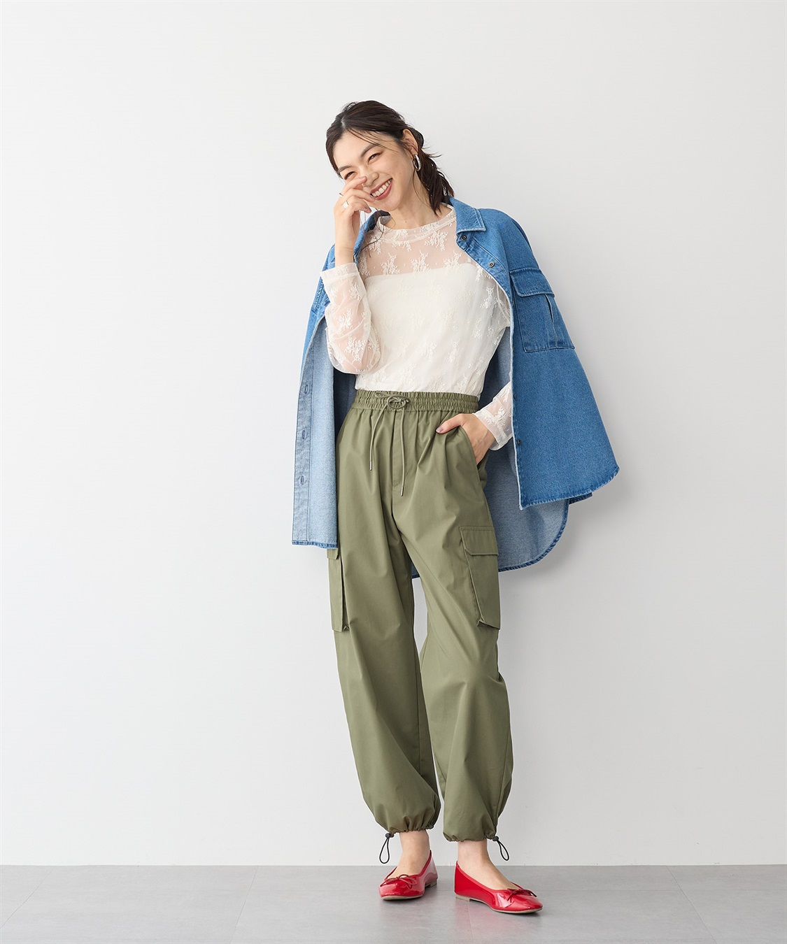 Fabiana Filippi チュールレーストップス　ネイビー 中古・古着通販】fabiana filippi (ファビアナフィリッピ