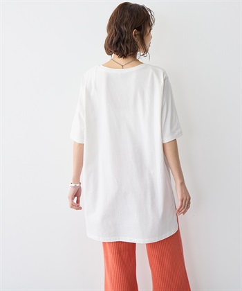 Life Style by cross marche 【anyfee/プラスサイズ】USAコットンオーバーサイズベーシック半袖Tシャツ・接触冷感_subthumb_3
