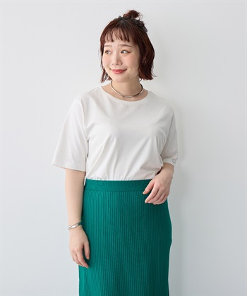 Life Style by cross marche 【anyfee/プラスサイズ】USAコットンオーバーサイズベーシック半袖Tシャツ・接触冷感_subthumb_21