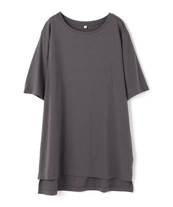 Life Style by cross marche 【anyfee/プラスサイズ】USAコットンオーバーサイズベーシック半袖Tシャツ・接触冷感_subthumb_24