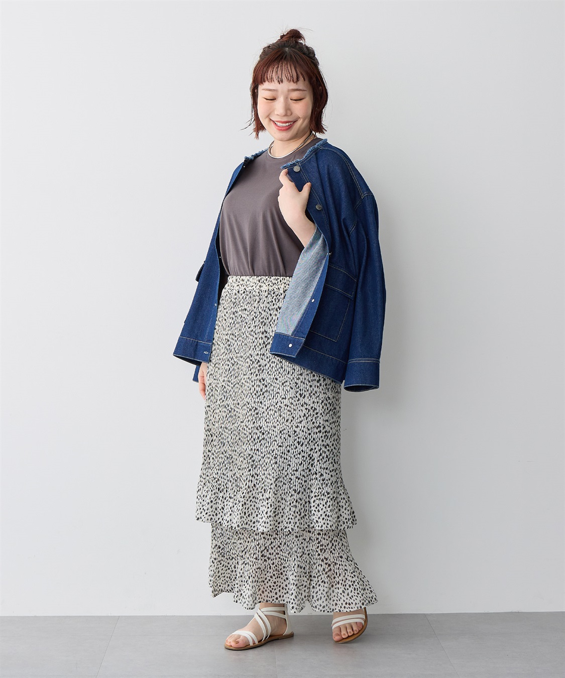 anyfee 【anyfee/プラスサイズ】USAコットンベーシックノースリーブカットソー_sub_14